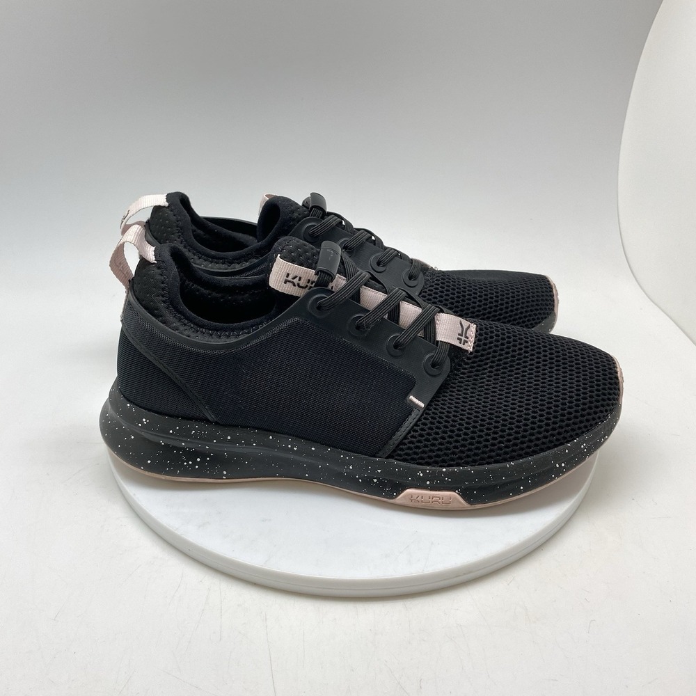 Kuru Atom Sneakers Womens 9 Black Pink Athletic Running Gym Shoes 20561290